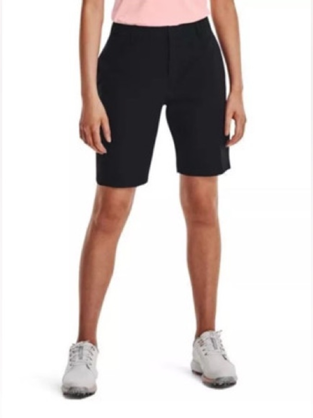 Under Armor W’s UA Links 9” Golf Shorts in Black, Size 12